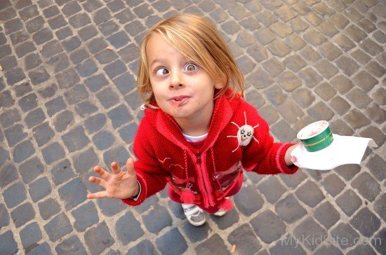 Baby Girl Wearing Red Dress