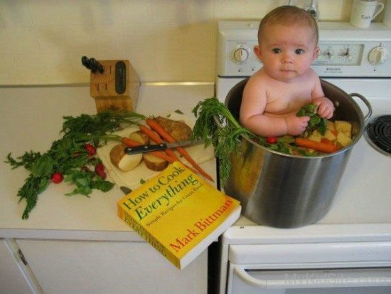 Baby In Container