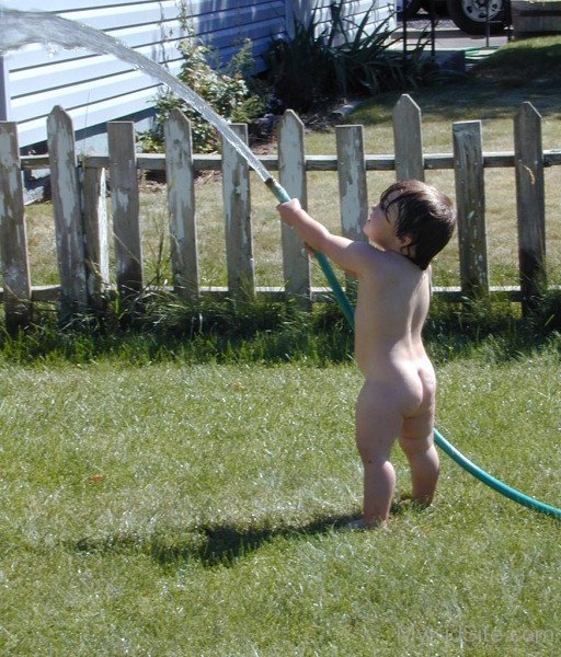 Baby In Garden