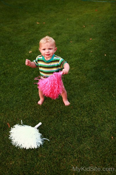 Baby In Garden