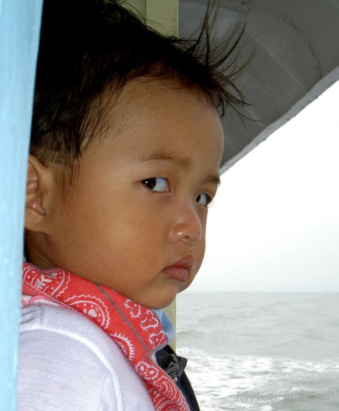 Baby Near Sea