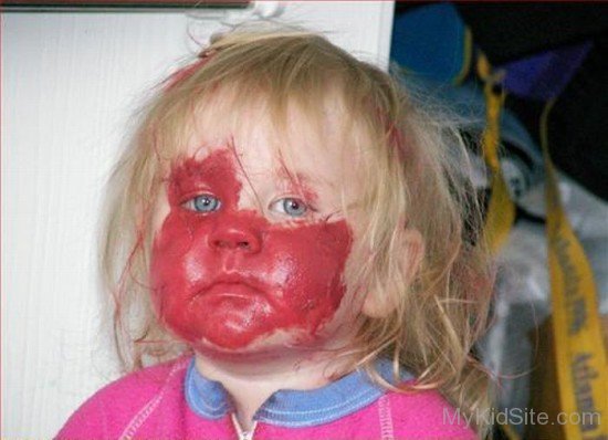 Baby Painting Face