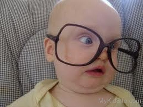 Baby With Big Glasses