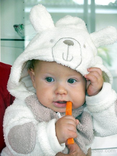Cute Baby Eating