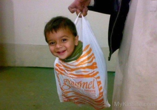 Funny Baby Parcel