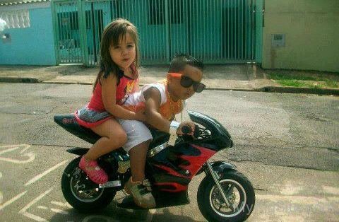 Little Babies With Bike