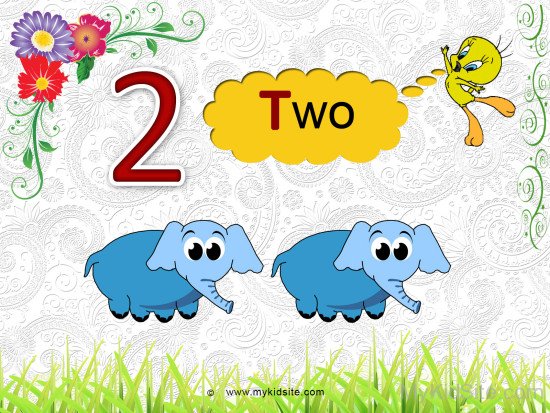 Number Worksheet For  2