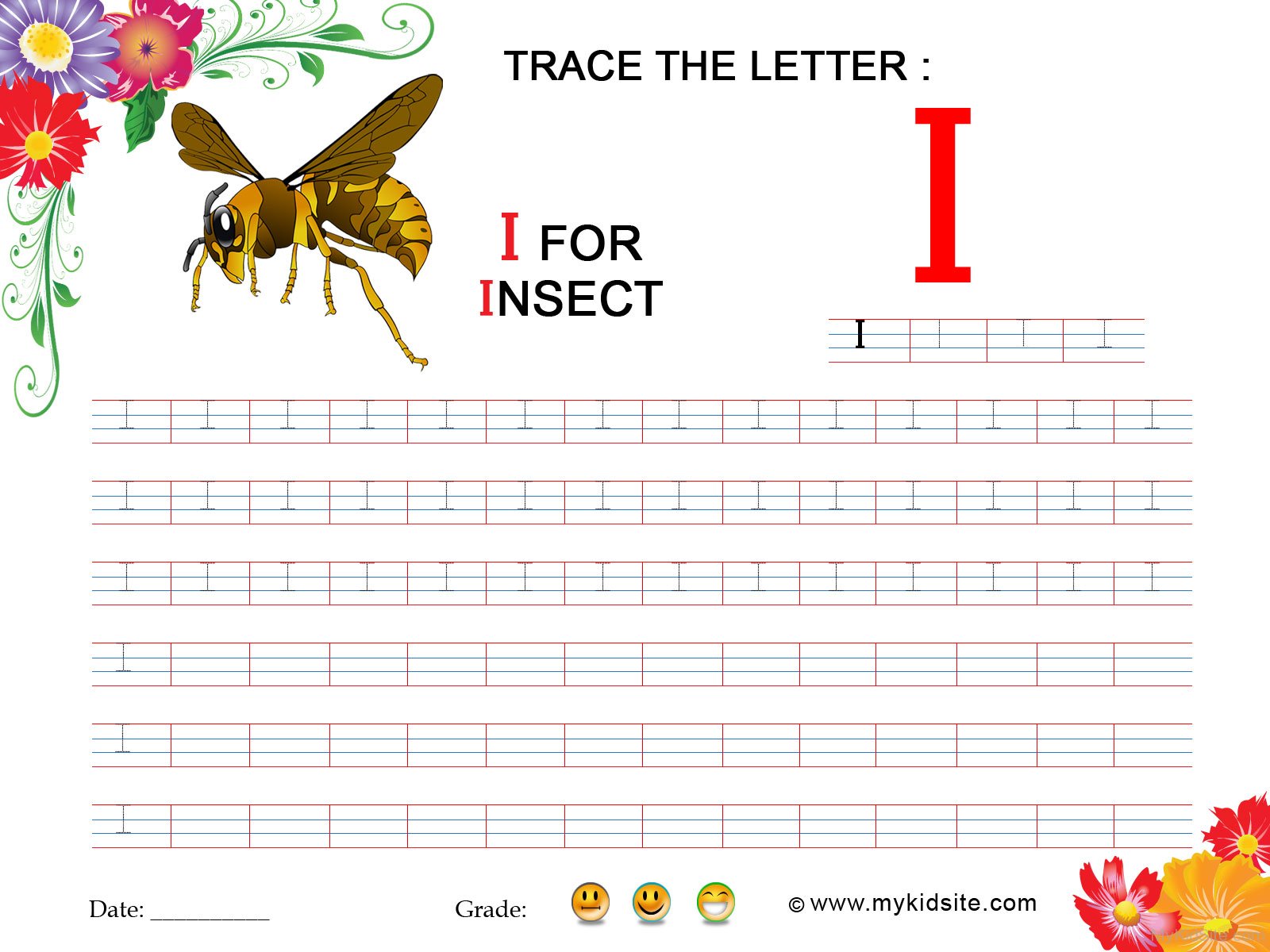 tracing-worksheet-for-letter-i
