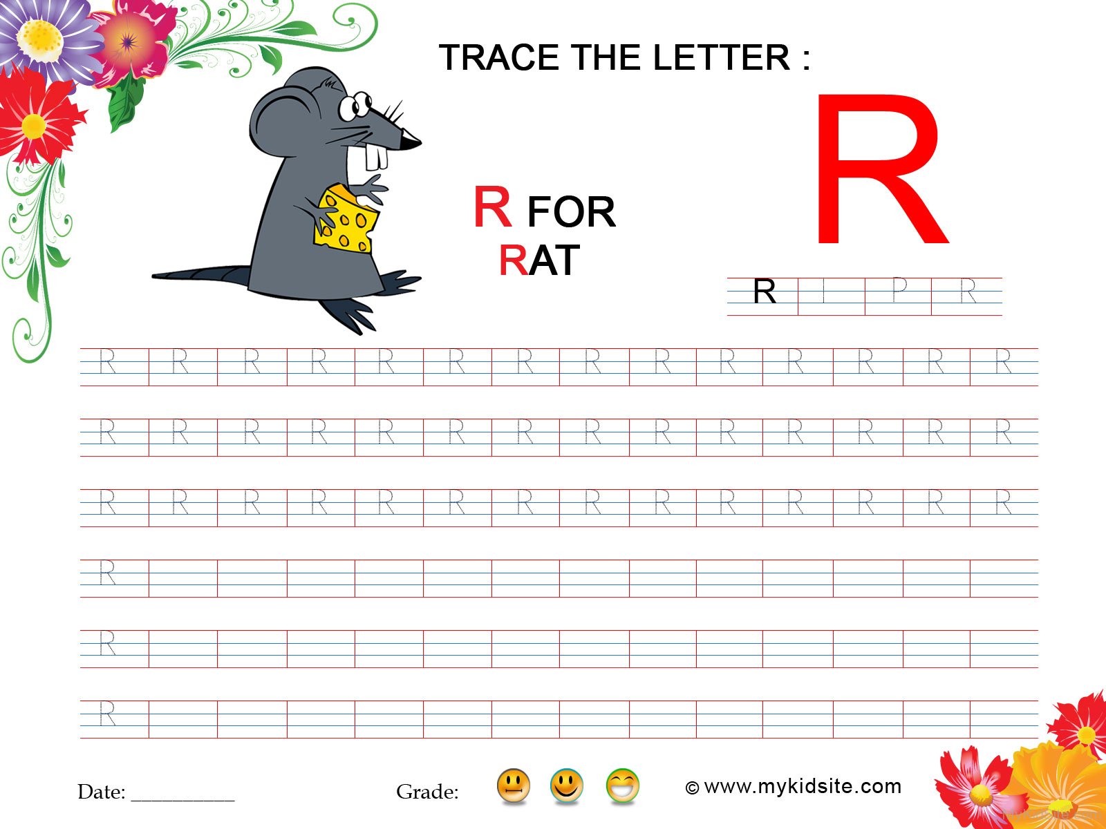 tracing-worksheet-for-letter-r