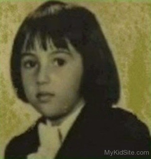 Childhood Picture Of  Benazir Bhutto