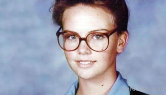 Childhood Picture Of  Charlize Theron