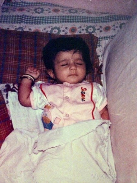 Childhood Picture Of Charmi Kaur
