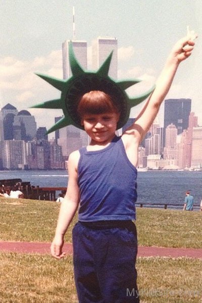 Childhood Picture Of Keegan Allen