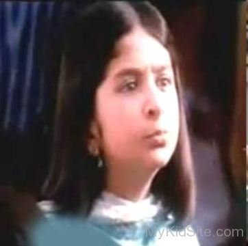 Childhood Picture Of Malvika Raaj