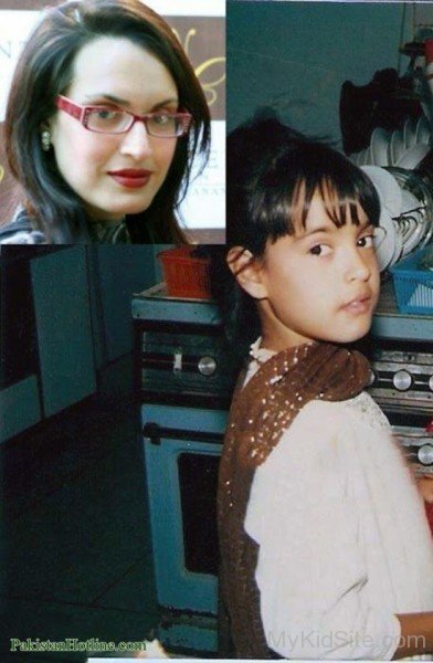 Childhood Picture Of Nadia Hussain