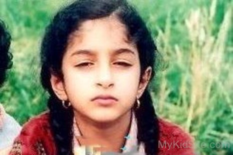 Childhood Picture Of  Nadia Jamil