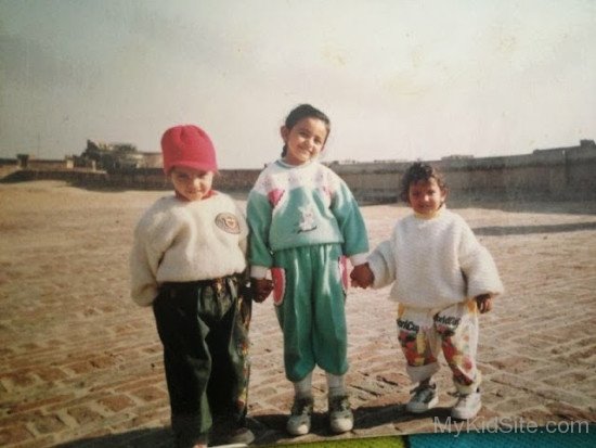 Childhood Picture Of Preet Singh