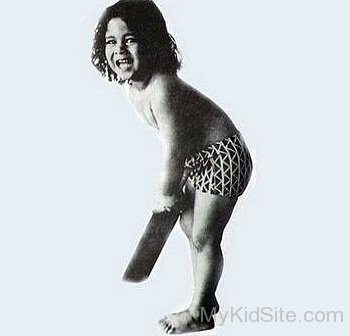 Childhood Picture Of Sachin Tendulkar