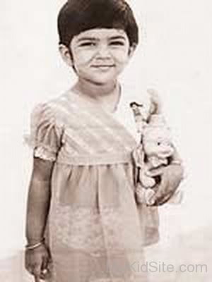 Childhood Picture Of Sushmita Sen