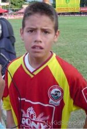 Childhood Pictures Of James Rodríguez