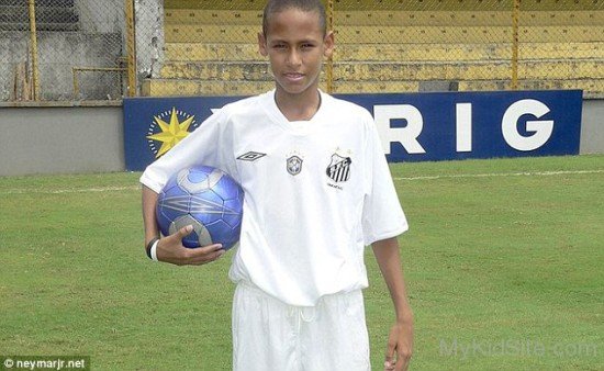 Childhood Pictures Of Neymar