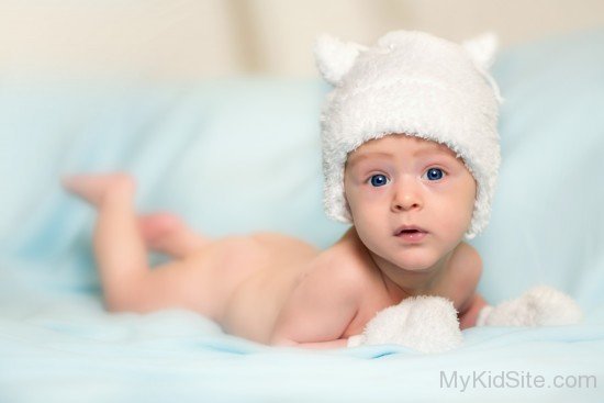 Baby Boy Wearing Hat