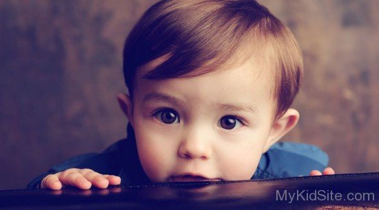 Cute Baby Boy Brown Eyes