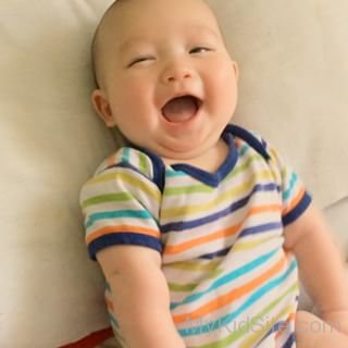 Cute Baby Boy Laughing