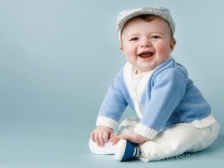 Cute Baby Boy Smiling