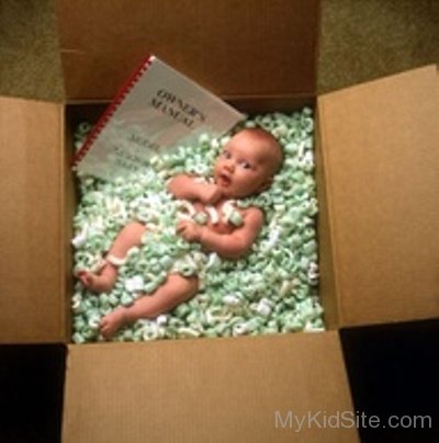 Cute Baby In Box