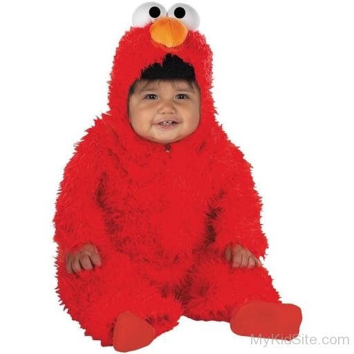 Baby Boy In Red Costume
