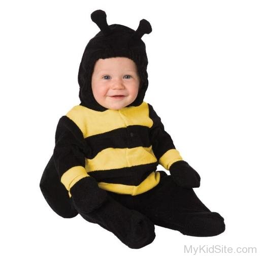 Baby In Bumble Bee Dress