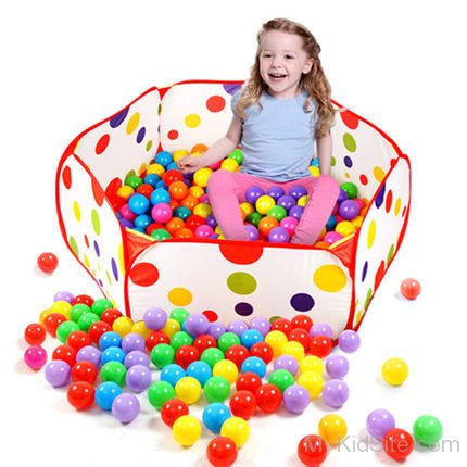 Baby Playing In Ball Pool