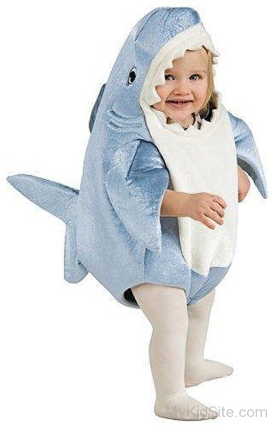 Cute Baby As Shark