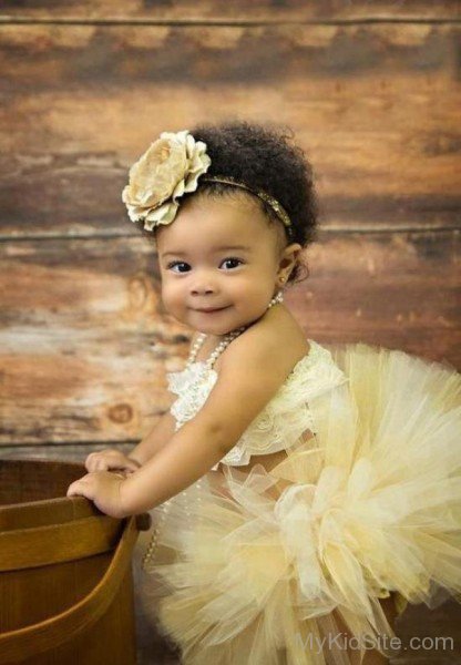 Cute Baby Girl Smiling