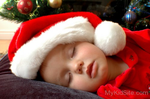 Cute Baby In Red Cap