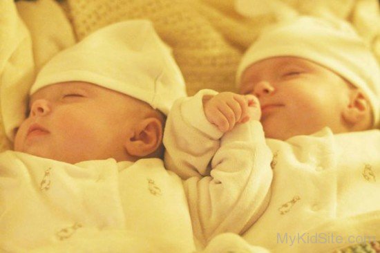 Baby Twins Sleeping