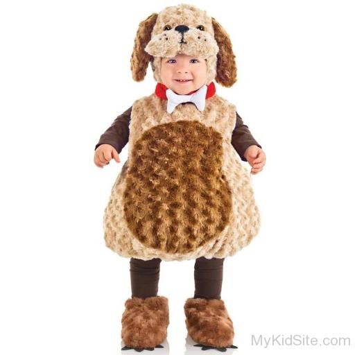 Baby In Puppy Toddler Costume