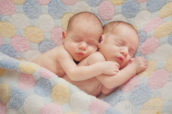 Sweet Twins Sleeping