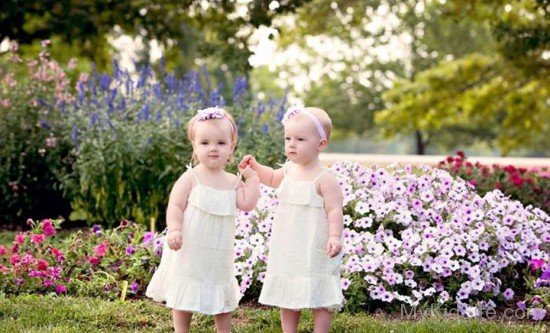 Charming Twins Girl 