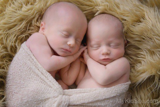 Cute Twins Sleeping picture