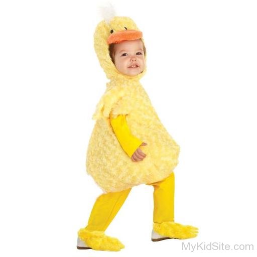 Baby In Duck Toddler Costume