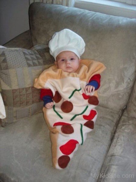 Baby In Pizza Dress