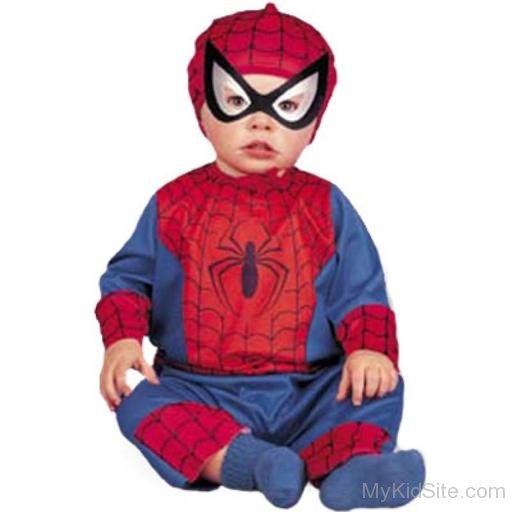 Baby Wearing  Spider Man Dress