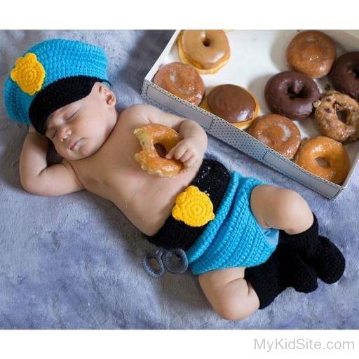 Police Officer Sleeping
