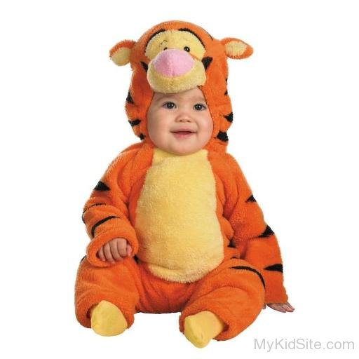 Baby In Funny Costume 