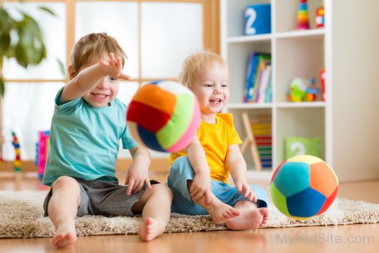 Cute Babies Playing