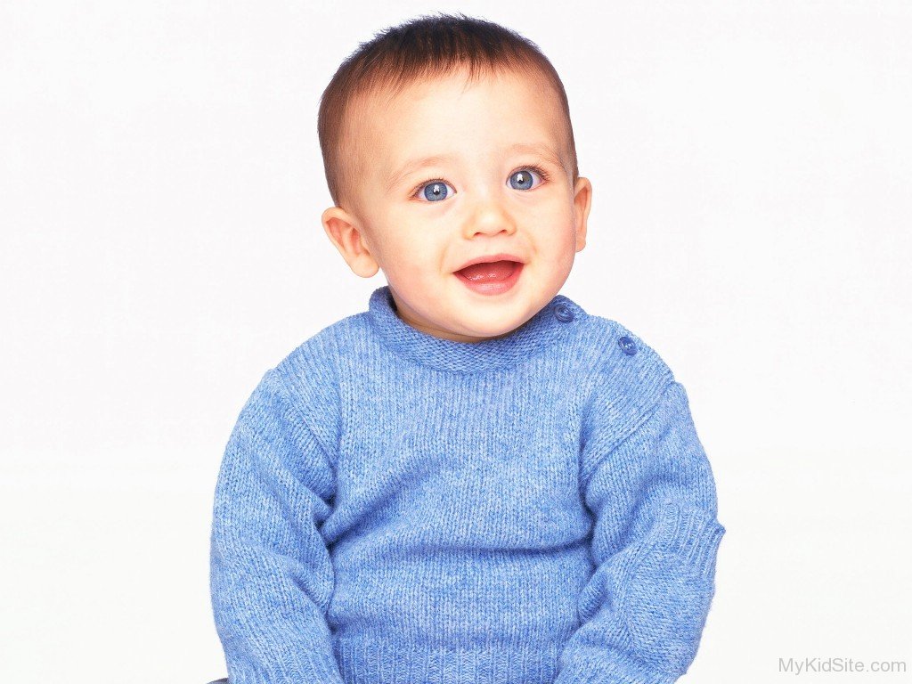 6. Handsome blonde baby boy with blue eyes - wide 8