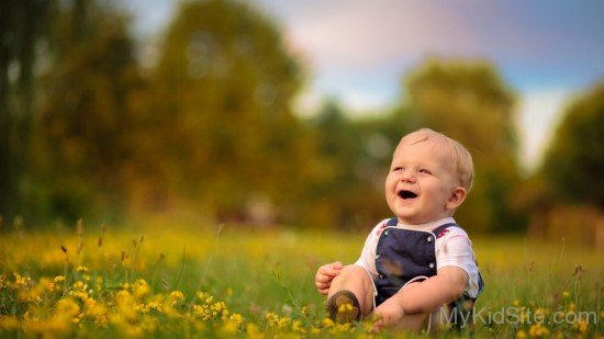 Baby Boy Laughing