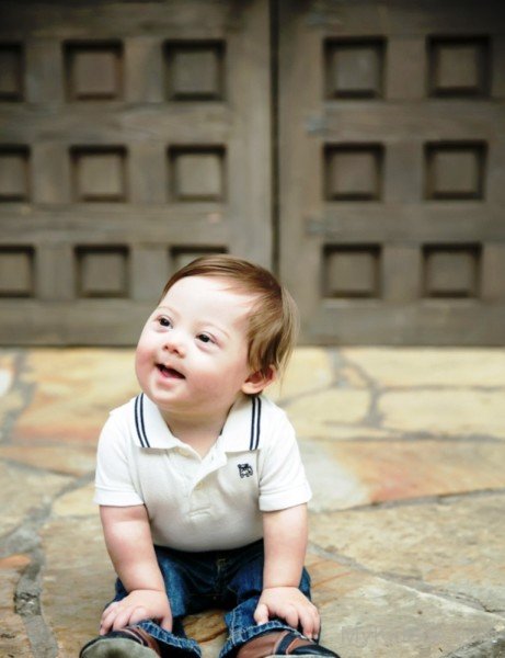 Baby Boy Playing On Floor-MK123-MK456013